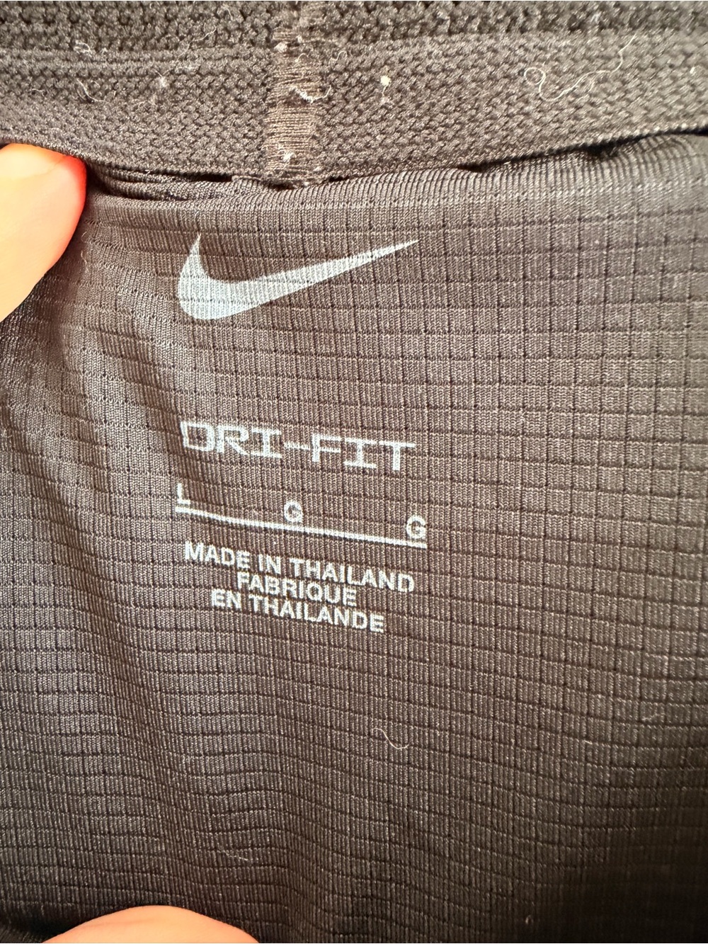 Nike men’s black stride running division shirt Large - Picture 6 of 9